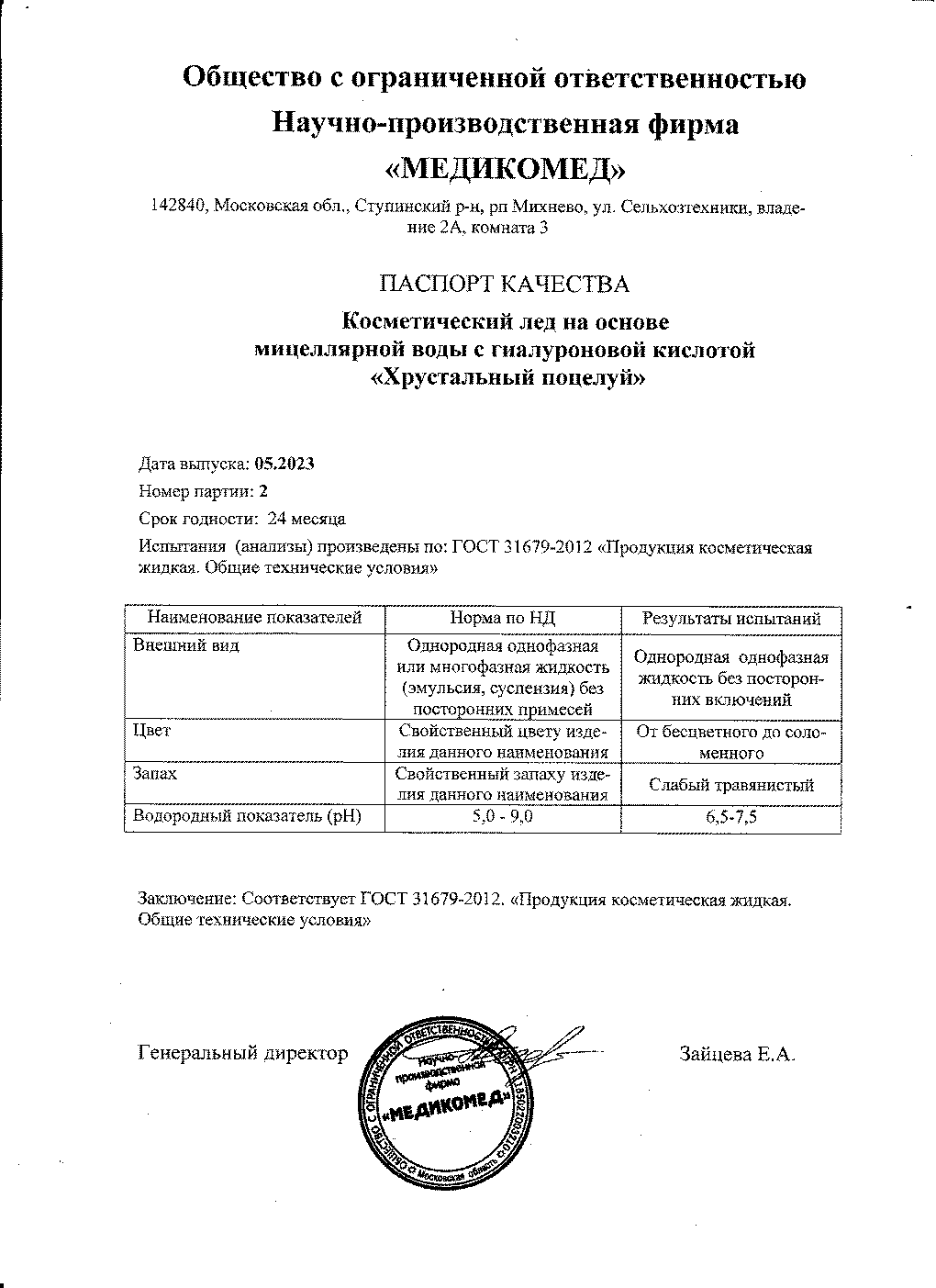 Паспорт №052023